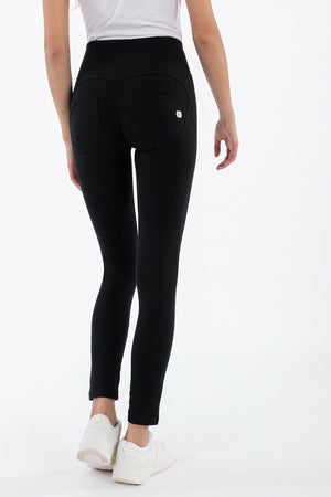WR.UP® High-Rise Skinny-Fit Stretch Cotton Trousers - Black