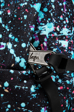 Hype Teal & Orange Paint Brush Backpack