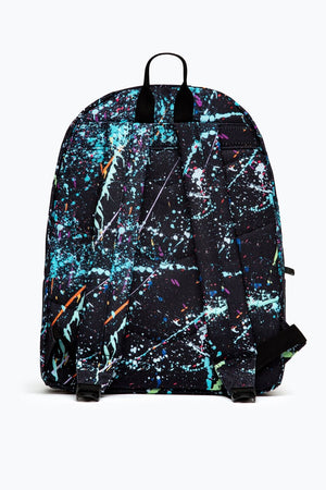 Hype Teal & Orange Paint Brush Backpack