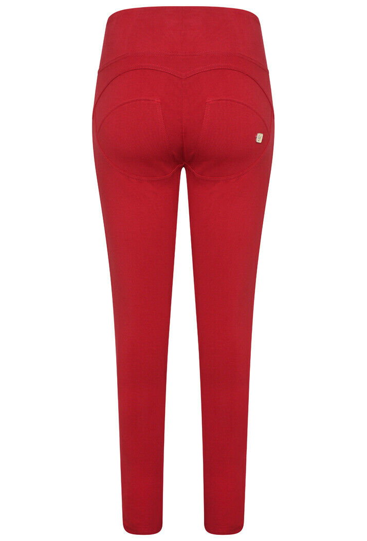 Freddy WR.UP® High-Rise Skinny-Fit Stretch Cotton Trousers - Chilli Pepper