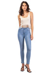Toxik3 L21110-1 High Waist Stretch Skinny Jeans - Light Blue
