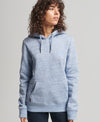 Superdry Organic Cotton Vintage Logo Embroidered Hoodie - La Blue Marl